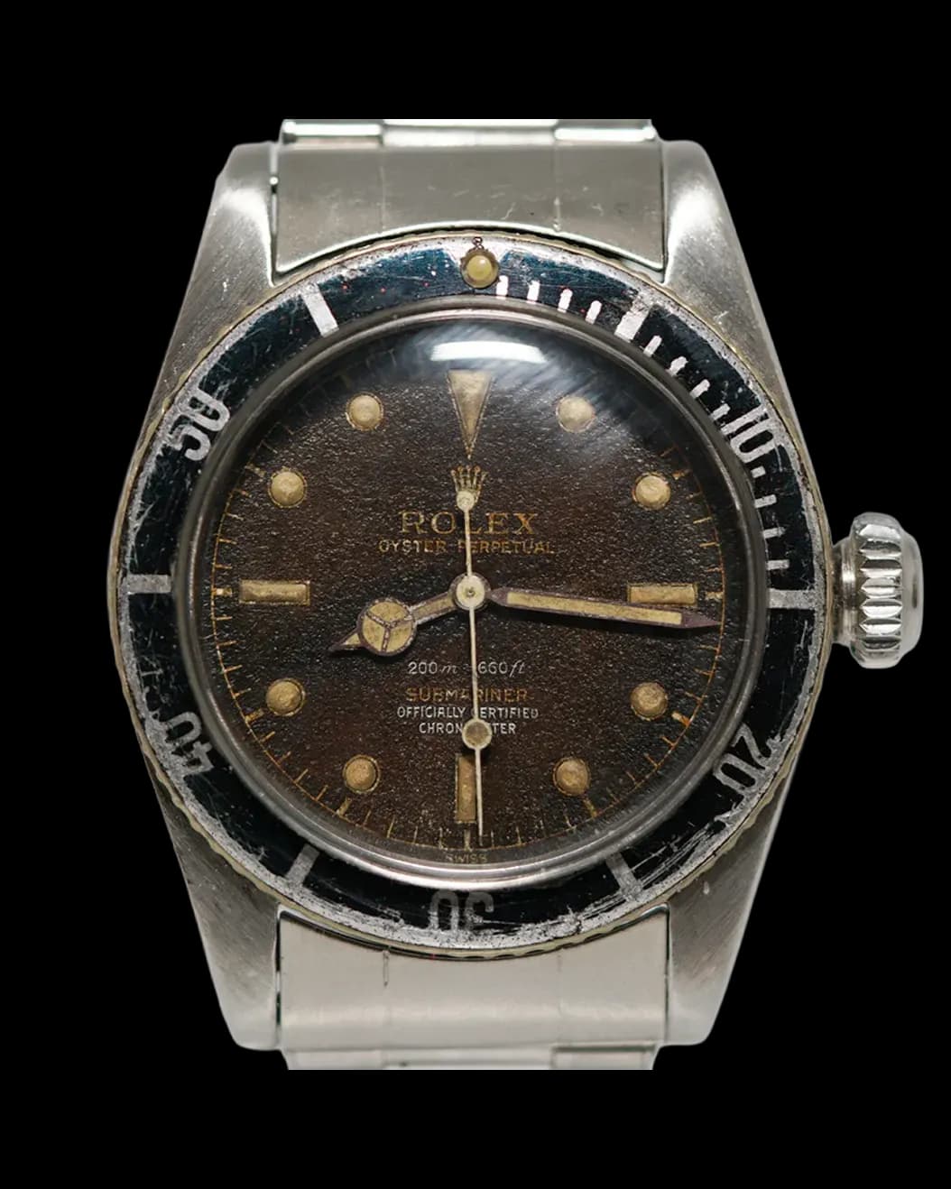 Rolex Submariner 6538 small crown
